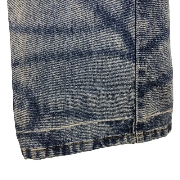 Vintage Zana Di Girls Acid Dye Wash Jeans Sz 8 Hip Hugger Flare Legs Hong Kong - Picture 10 of 12